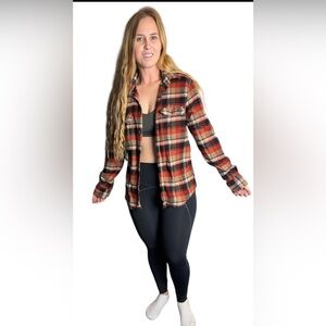 George Red and Black Plaid Shirt